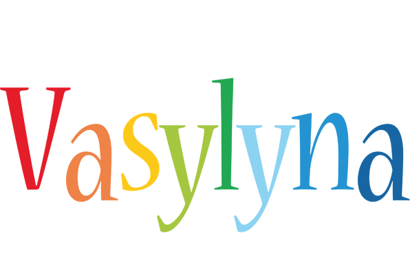Vasylyna birthday logo