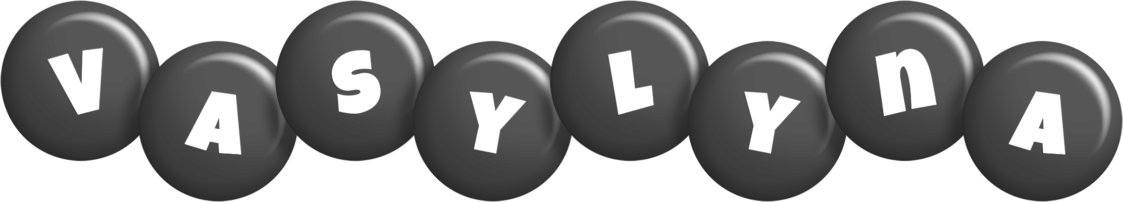 Vasylyna candy-black logo