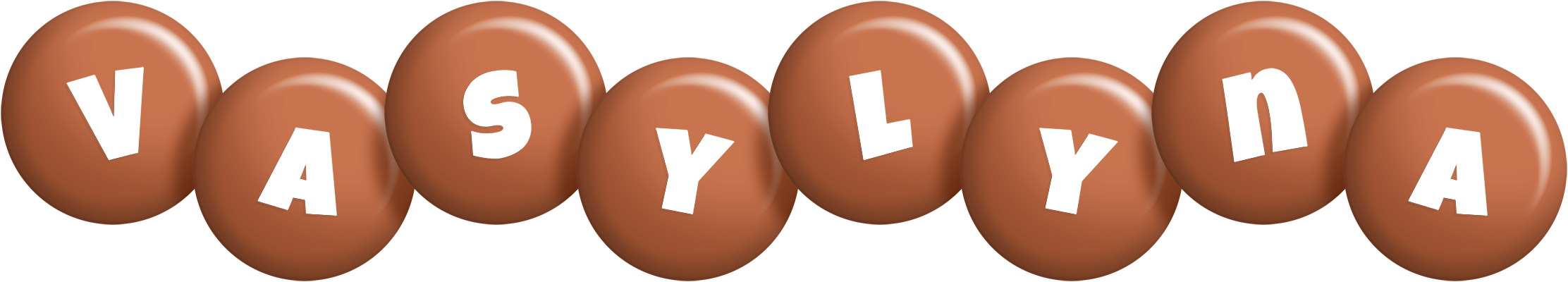 Vasylyna candy-brown logo