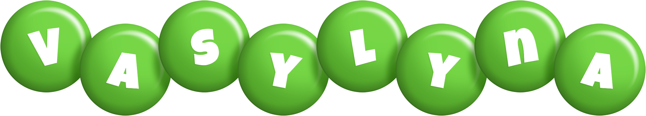 Vasylyna candy-green logo