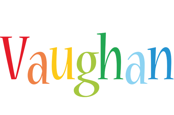 Vaughan birthday logo
