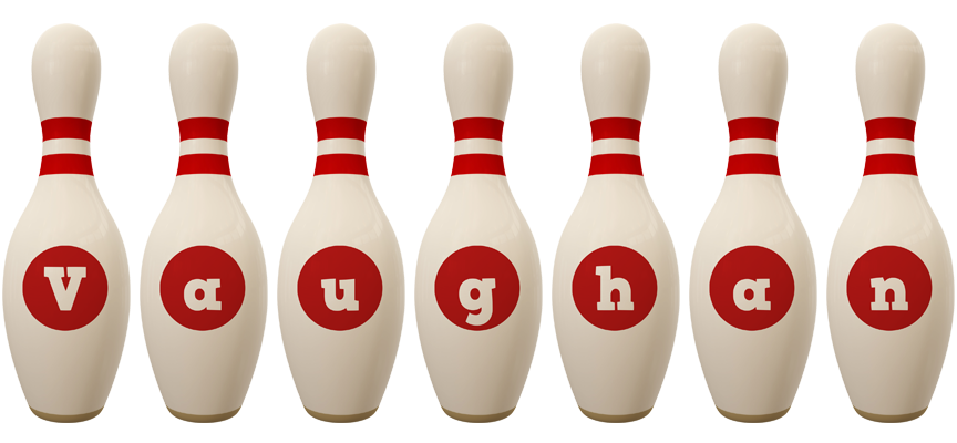 Vaughan bowling-pin logo
