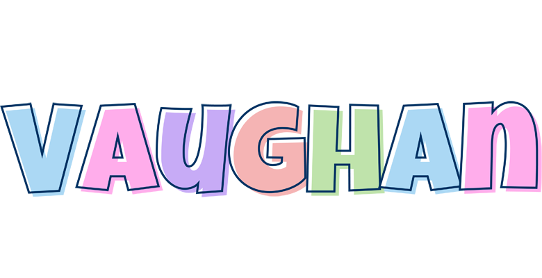 Vaughan pastel logo