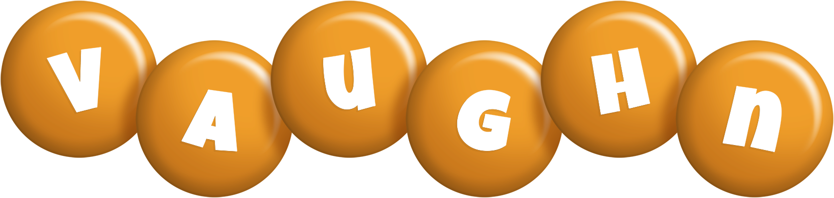 Vaughn candy-orange logo