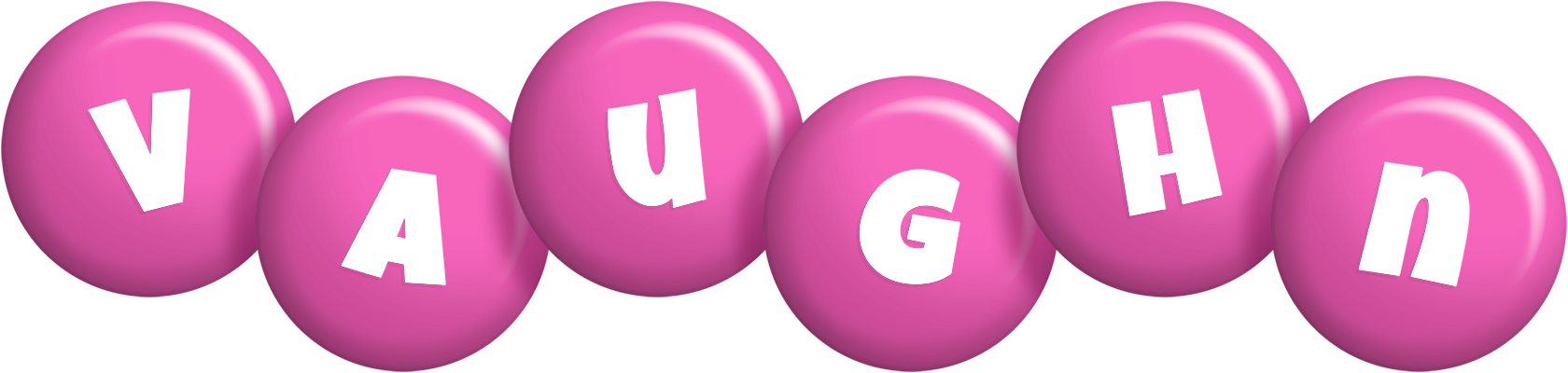 Vaughn candy-pink logo