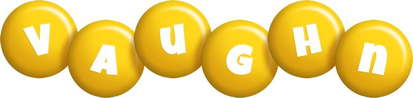 Vaughn candy-yellow logo