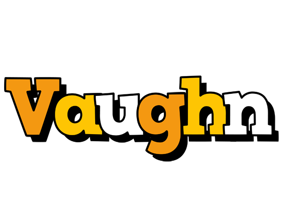 Vaughn cartoon logo