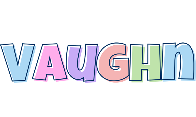 Vaughn pastel logo