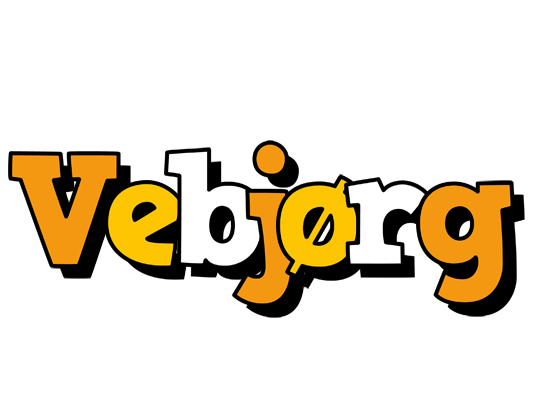 Vebjørg cartoon logo