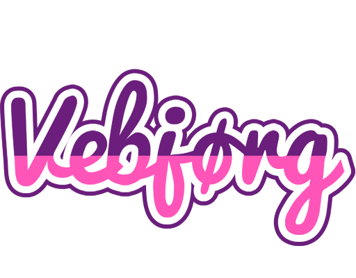 Vebjørg cheerful logo
