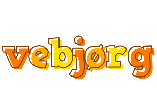 Vebjørg desert logo