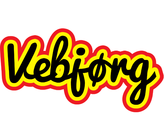 Vebjørg flaming logo