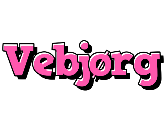 Vebjørg girlish logo