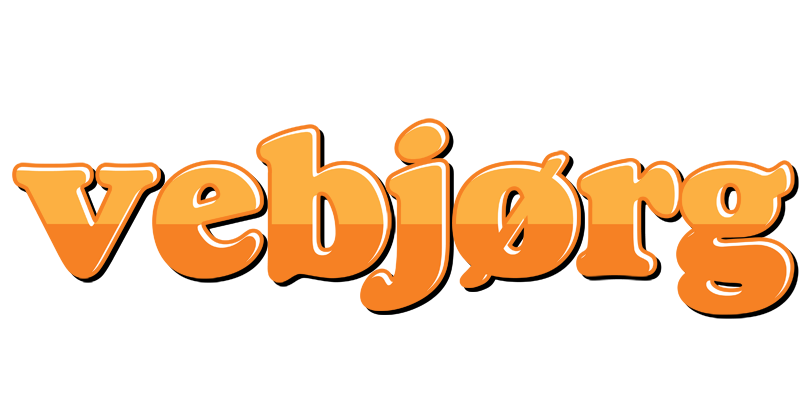 Vebjørg orange logo