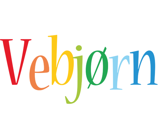 Vebjørn birthday logo