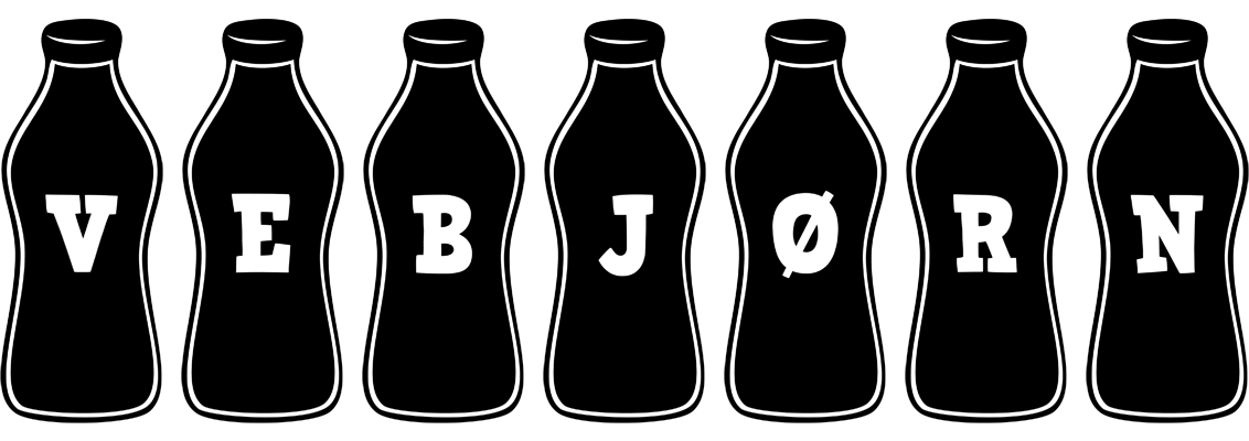 Vebjørn bottle logo