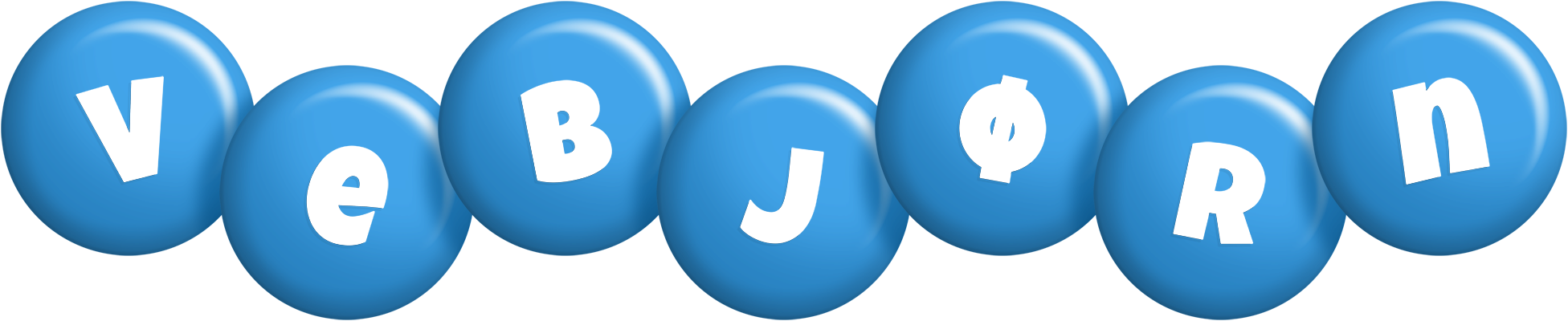 Vebjørn candy-blue logo
