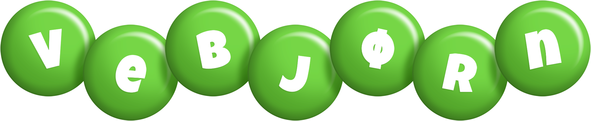Vebjørn candy-green logo