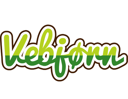 Vebjørn golfing logo