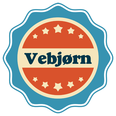 Vebjørn labels logo