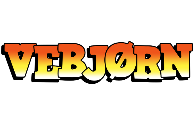 Vebjørn sunset logo