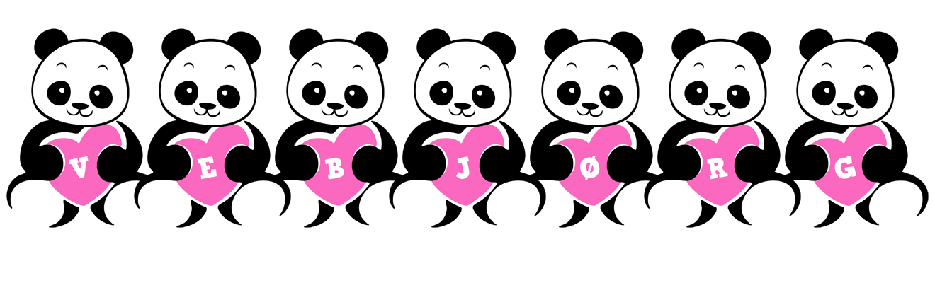 Vebjørg love-panda logo