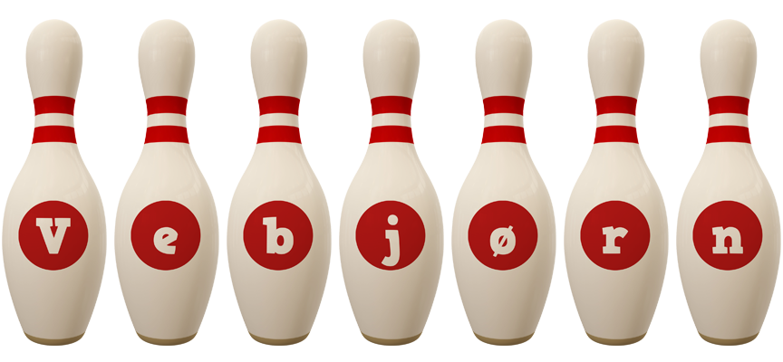 Vebjørn bowling-pin logo