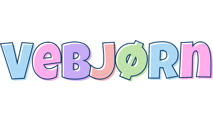 Vebjørn pastel logo
