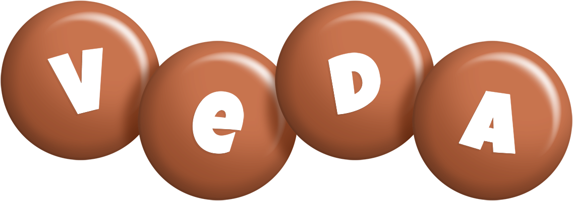 Veda candy-brown logo