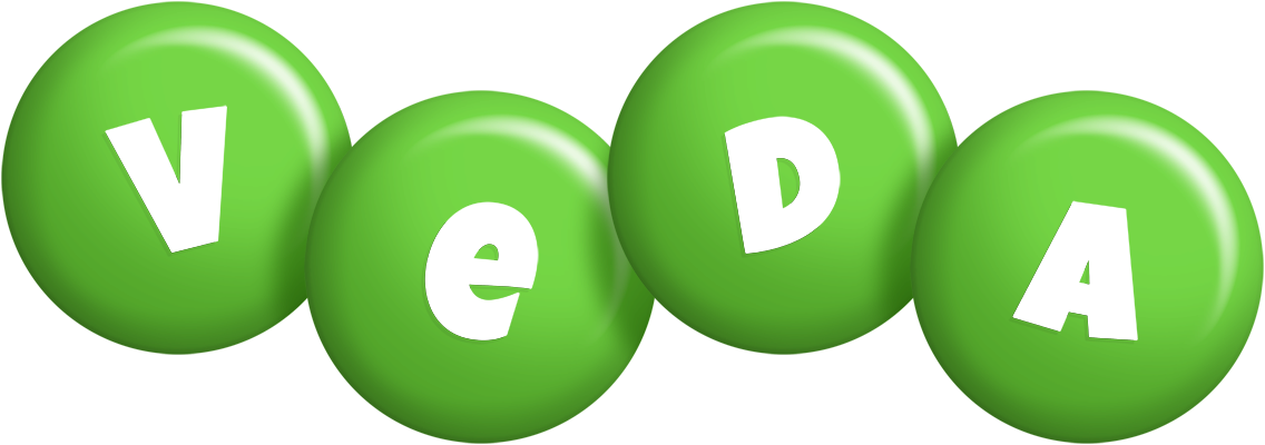 Veda candy-green logo