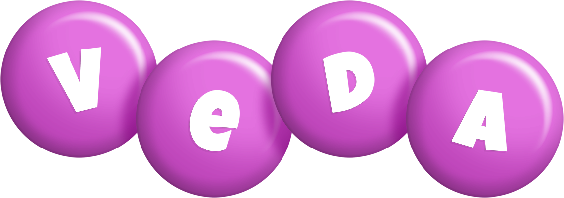 Veda candy-purple logo