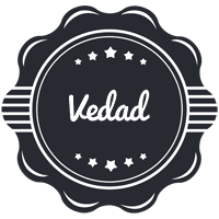 Vedad badge logo