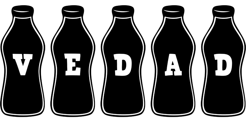 Vedad bottle logo