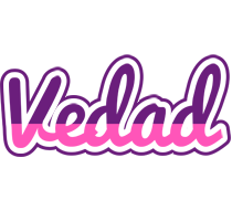 Vedad cheerful logo