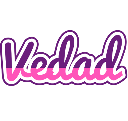 Vedad cheerful logo