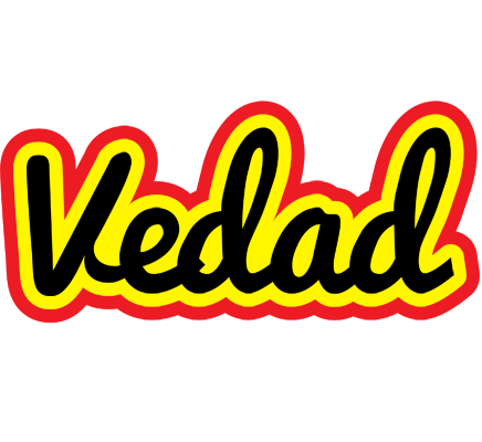 Vedad flaming logo
