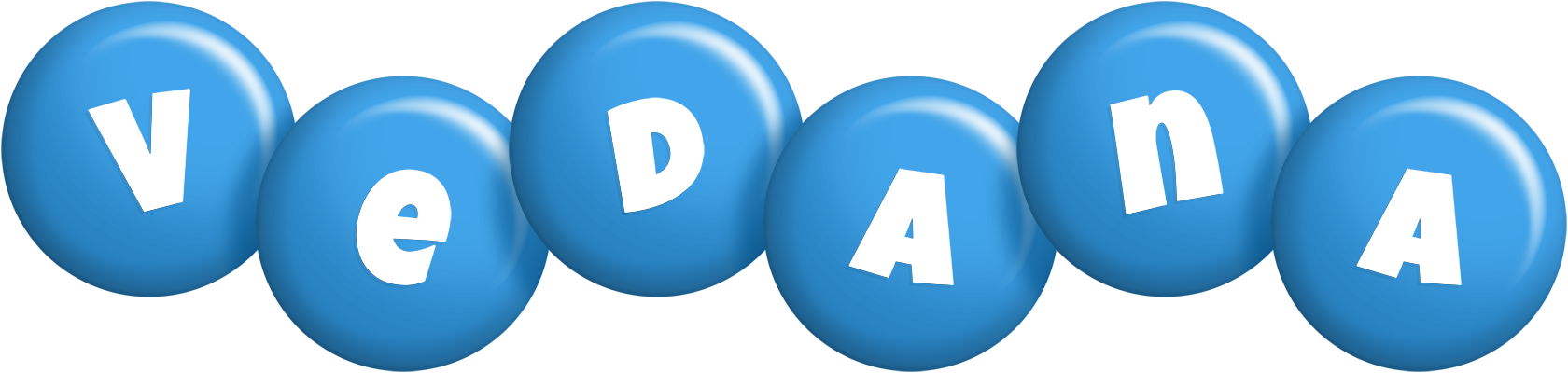 Vedana candy-blue logo