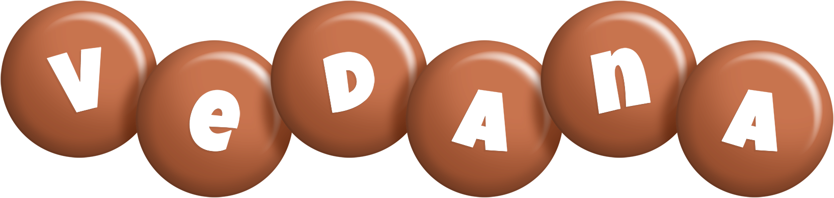 Vedana candy-brown logo