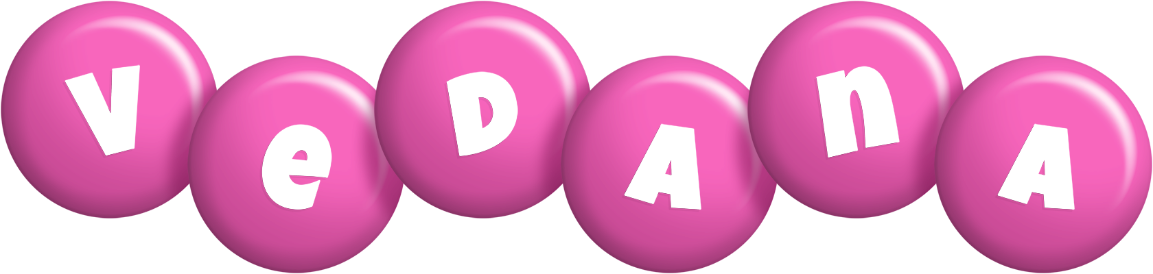 Vedana candy-pink logo