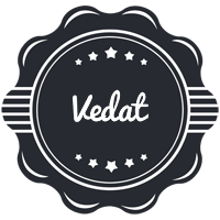 Vedat badge logo