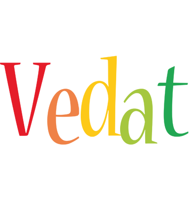 Vedat birthday logo