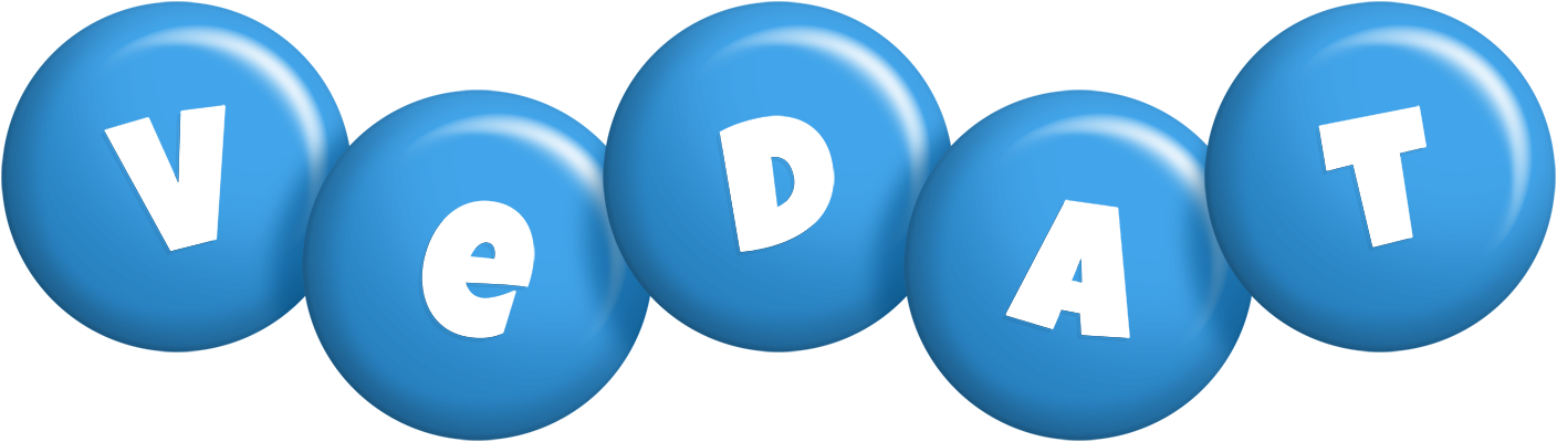 Vedat candy-blue logo