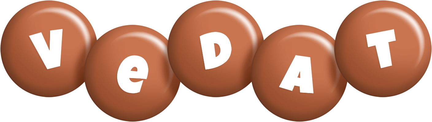 Vedat candy-brown logo