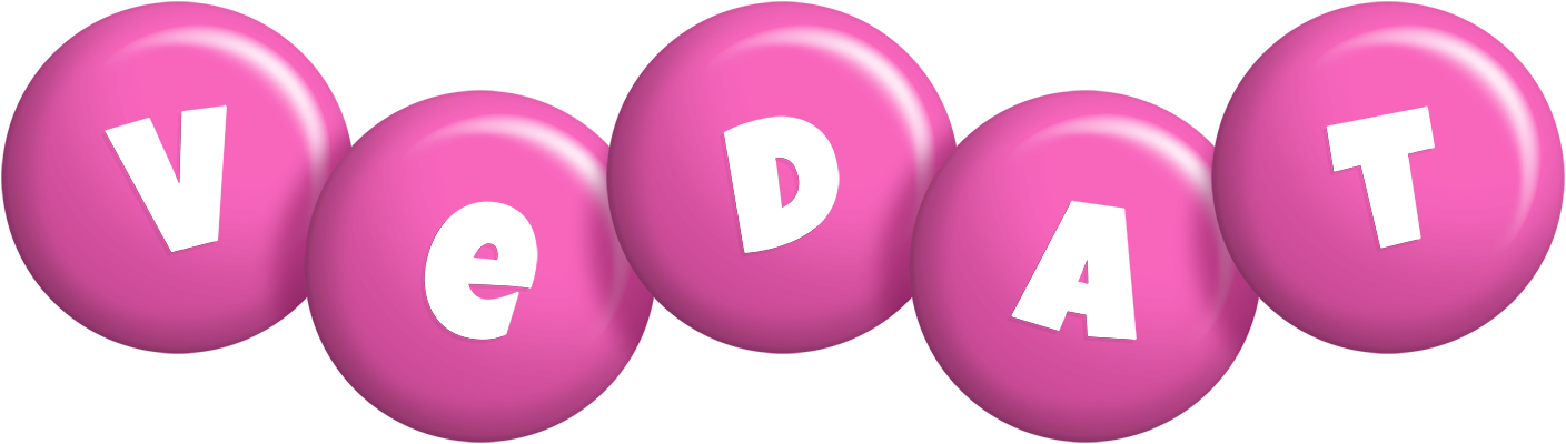Vedat candy-pink logo