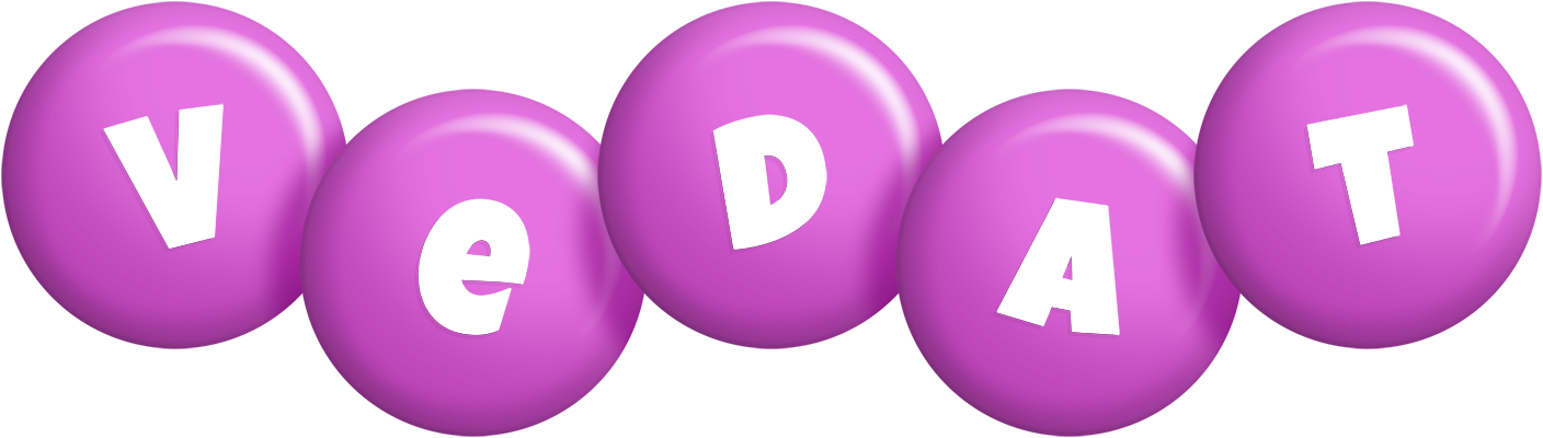 Vedat candy-purple logo