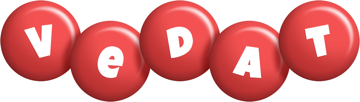 Vedat candy-red logo