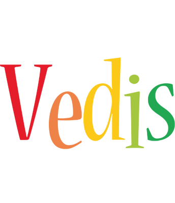 Vedis birthday logo