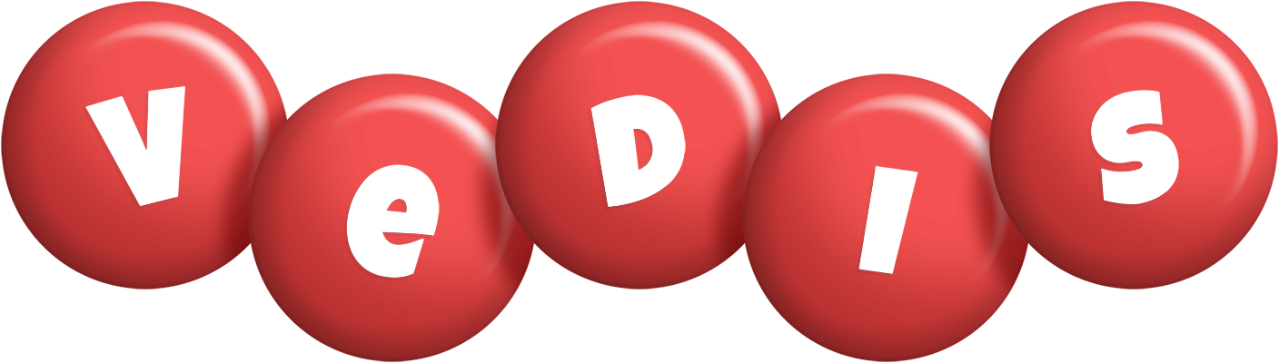 Vedis candy-red logo