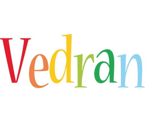 Vedran birthday logo