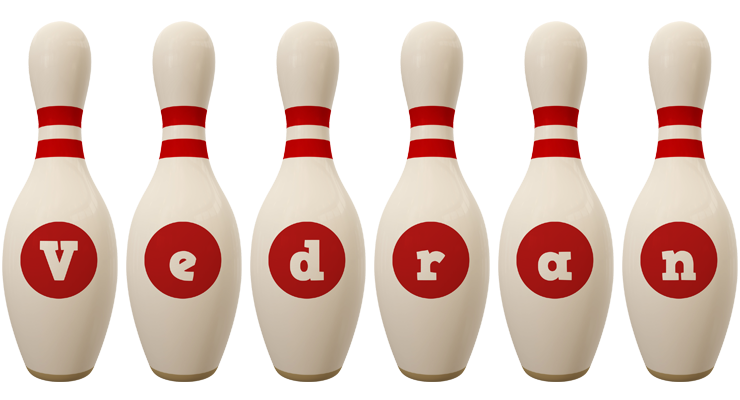 Vedran bowling-pin logo